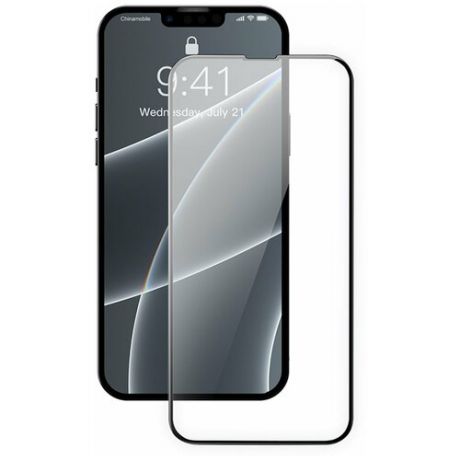 Baseus стекло iPhone 13/13 Pro (6.1) Curved Glass crack- resistant edges 0.23 Black (2 pcs+inst)