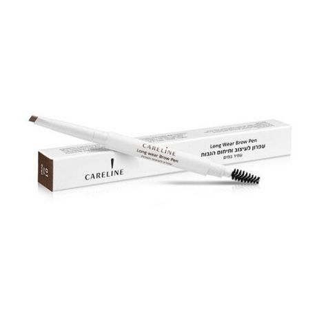 Careline Карандаш для бровей Long wear Brow Pen, оттенок 01 пепельный беж