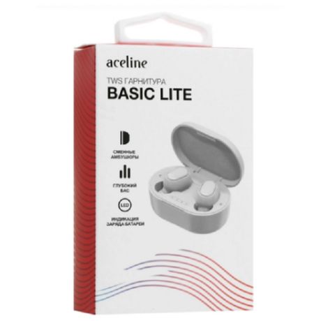 Беспроводные наушники TWS Aceline Basic Lite белый