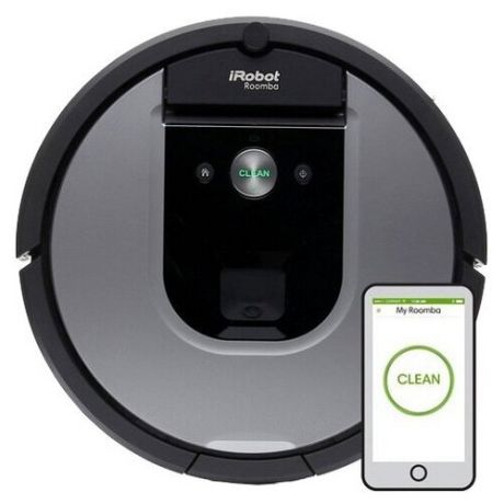 Робот-пылесос iRobot Roomba 965, серебристый/черный