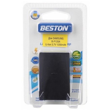 Аккумулятор для видеокамеры SAMSUNG BESTON BST-SB-P120A, 3.7 В, 1200 мАч