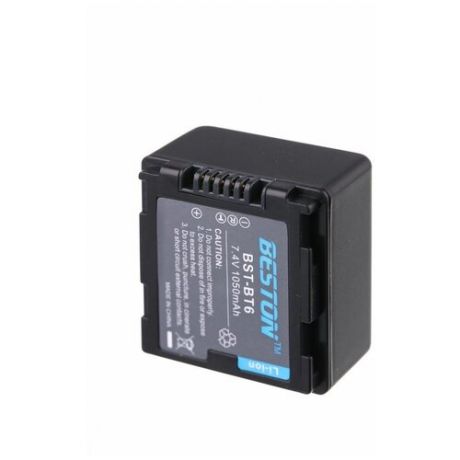 Аккумулятор для видеокамеры TOSHIBA BESTON BST-GSC-BT6, 7.4 В, 1050 мАч