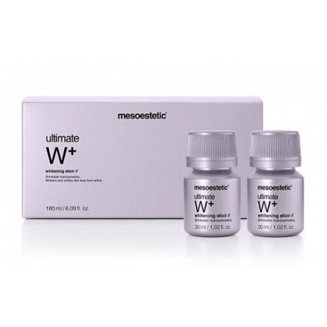 Натуральный питьевой нутрицевтик Ultimate W+ Whitening elixir, 30 мл | MESOESTETIC