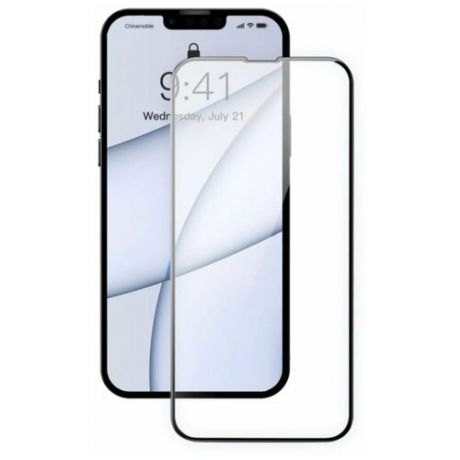 Защитное стекло 6D Premium для Apple iPhone 13 Pro Max / Айфон 13 Про Макс