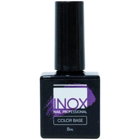 INOX nail professional Базовое покрытие Color Base, красный, 8 мл