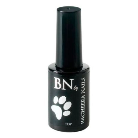 Bagheera Nails Верхнее покрытие Top матовый BN Egg Black, прозрачный, 10 мл