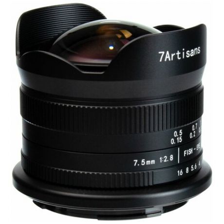 Объектив 7artisans 7.5mm F2.8 II Nikon Z, черный