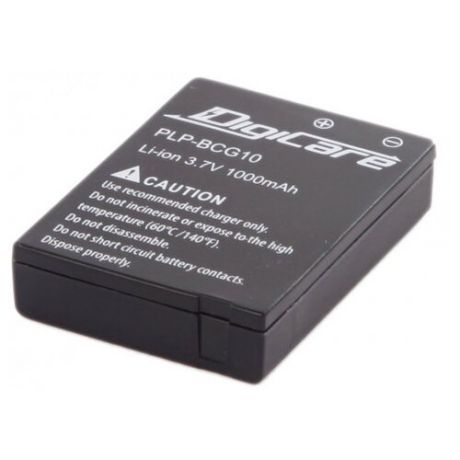 Аккумулятор DigiCare PLP-BCG10/DMW-BCG10, для Panasonic DMC-3D1/TZ18/TZ20/TZ25/TZ30/TZ6/TZ7/TZ8/TZ10