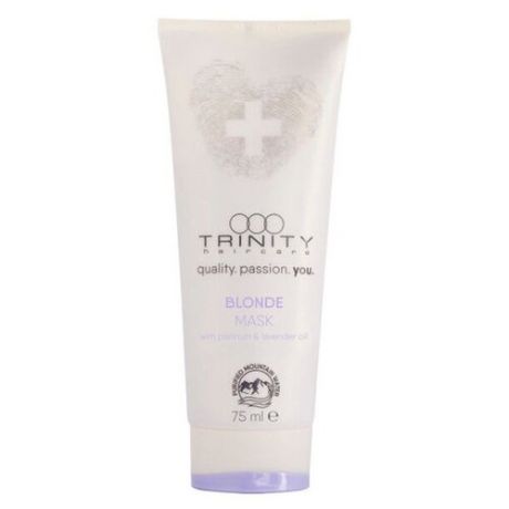 Trinity Care Essentials Blonde Mask - Тринити Кейр Эссешлс Блонд Маска для окрашенных и осветленных волос, 75 мл -