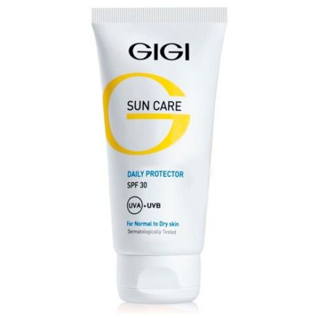 Gigi Sun Care Daily SPF 30 DNA Protector for dry skin - Джиджи Сан Кэйр Крем солнцезащитный с защитой ДНК SPF30 для сухой кожи, 75 мл -