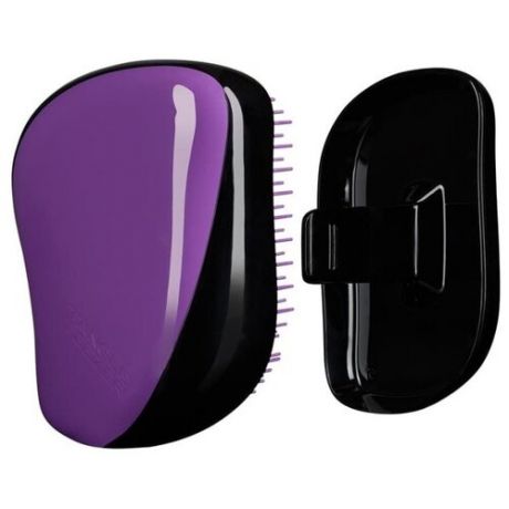Tangle Teezer Compact Styler Black Violet - Тангл Тизер Расческа для волос компактная черно-фиолетовая -