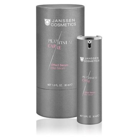 Janssen Platinum Care Effect Serum - Янссен Реструктурирующая сыворотка с коллоидной платиной, 30 мл -