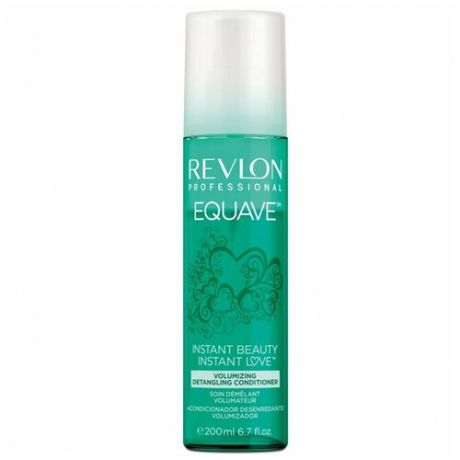 Revlon Equave Instant Beauty Volumizing - Ревлон Эквайв Инстант Бьюти Волюмизинг Несмываемый 2-х фазный кондиционер для тонких волос, 200 мл -