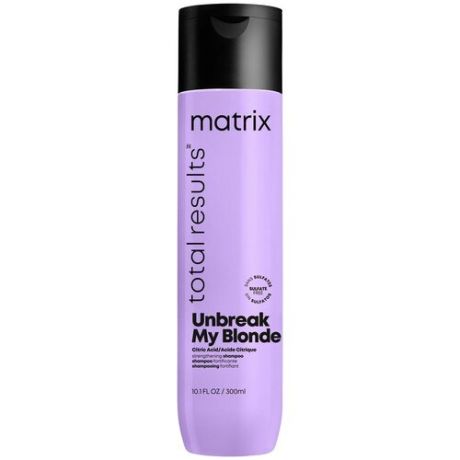 Matrix шампунь Total Results Unbreak My Blonde укрепляющий для осветлённых волос, 300 мл