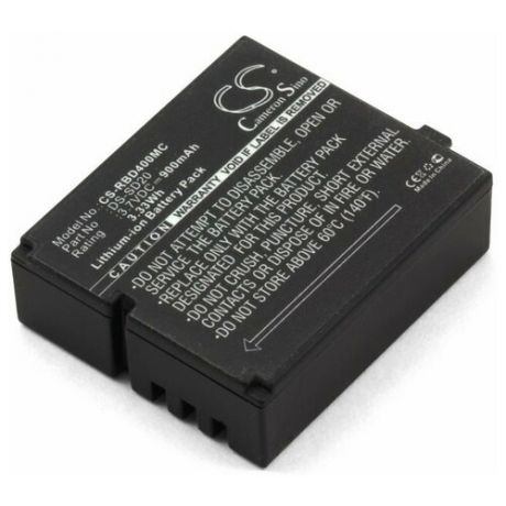Аккумулятор для ACTIONPRO SD20F AEE Magicam SD18 SD19 SD20 SD21 SD22 SD23 ( CS-RBD400MC DS-SD20) 900mAh