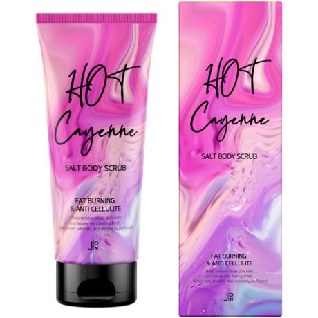 J: ON Скраб для тела антицеллюлитный HOT CAYENNE SALT BODY SCRUB