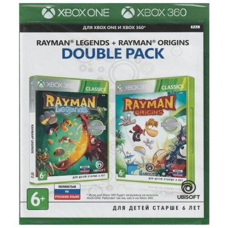 Игра Rayman Legends + Rayman Origins полностью на русском языке (Xbox 360/Xbox One)