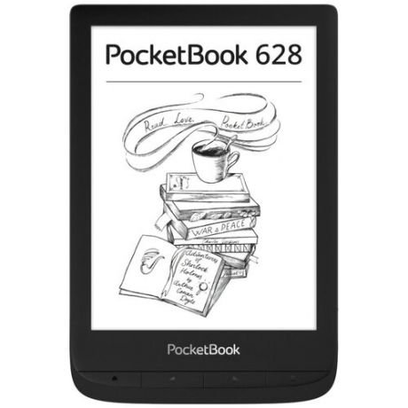 Электронная книга PocketBook 628 8 ГБ, black