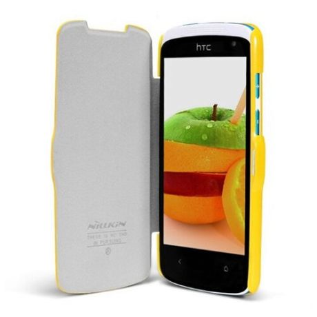 Чехол для HTC Desire 500 Nillkin Fresh Series желтый