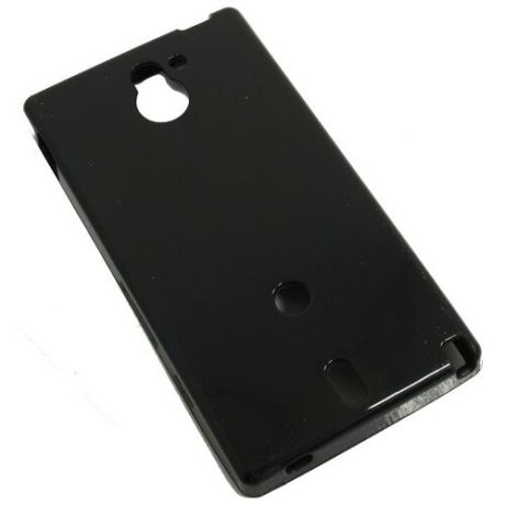 Чехол для Sony Xperia Sola MT27i Muvit Minigel пластик черный