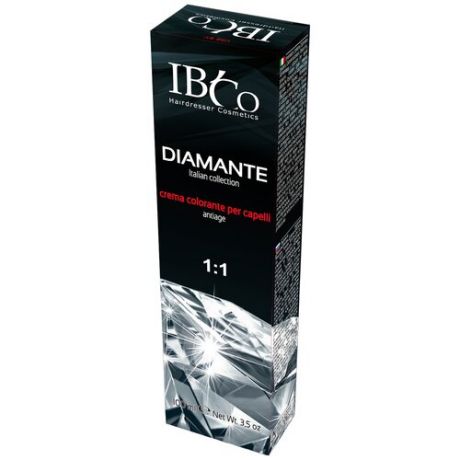 IBCo DIAMANTE Крем-краска Argan Oil, 10/116 очень светлый блондин пепельный интенсивный перламутровый, 100 мл