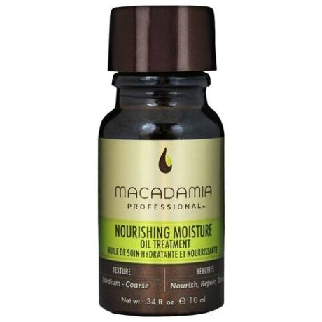 Macadamia Nourishing Moisture Уход восстанавливающий с маслом арганы и макадамии для волос, 30 мл