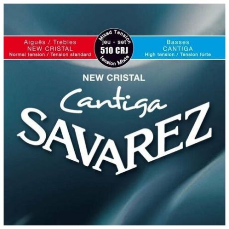 Струны для классической гитары Savarez 510CRJ New Cristal Cantiga mixed tension