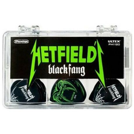 Медиатор DUNLOP PH1120 Hetfield Black Fang