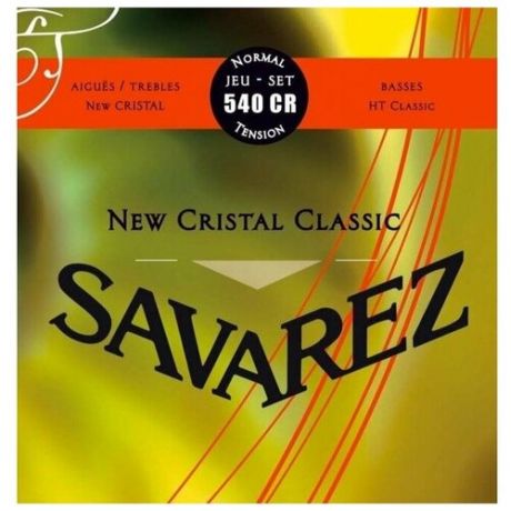 Струны для классической гитары Savarez 540CR New Cristal Classic Red standard tension