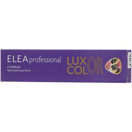 Elea Professional Luxor Color стойкая крем-краска для волос, 8.37 светло-русый золотисто-коричневый, 60 мл