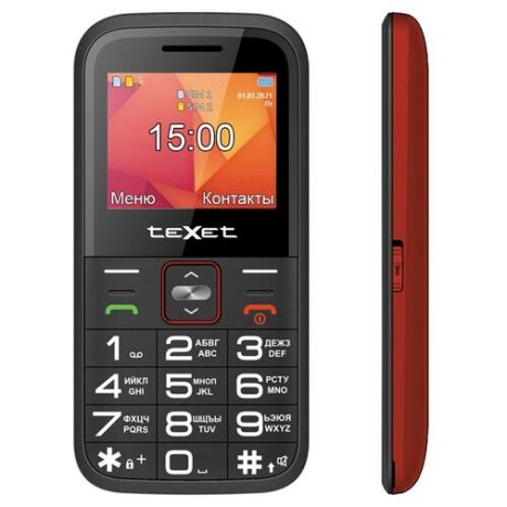 Телефон teXet TM-B418, черный