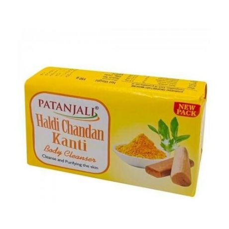 Мыло травяное натуральное кукурма и сандал PATANJALI 150 г