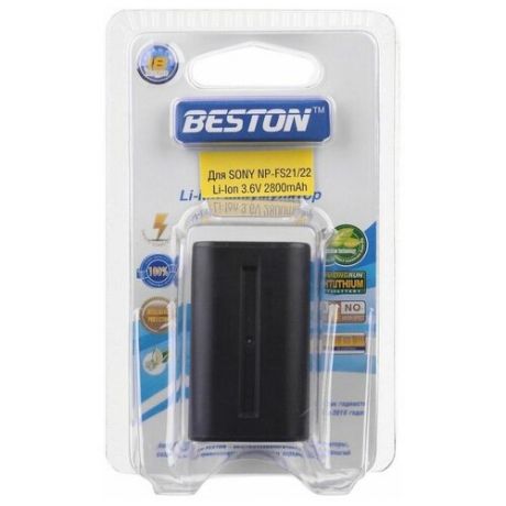 Аккумулятор для фотоаппаратов BESTON SONY BST-NP-FS21/22, 3.6 В, 2800 мАч
