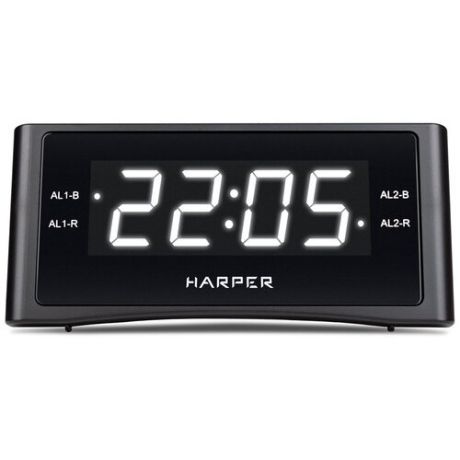 Радиобудильник HARPER HCLK-1007 (белые символы дисплея)