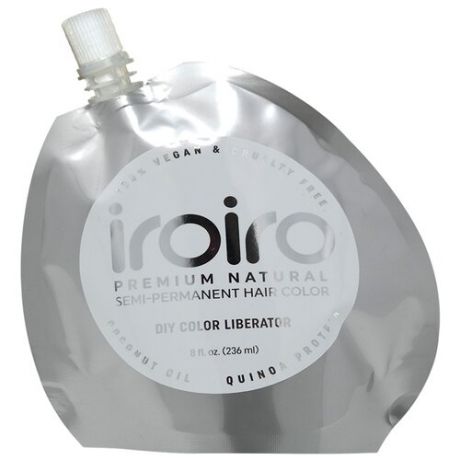 Iroiro SEMI-PERMANENT HAIR COLOR Diy Color Liberator Разбавитель для красителей, бесцветный, 236 мл