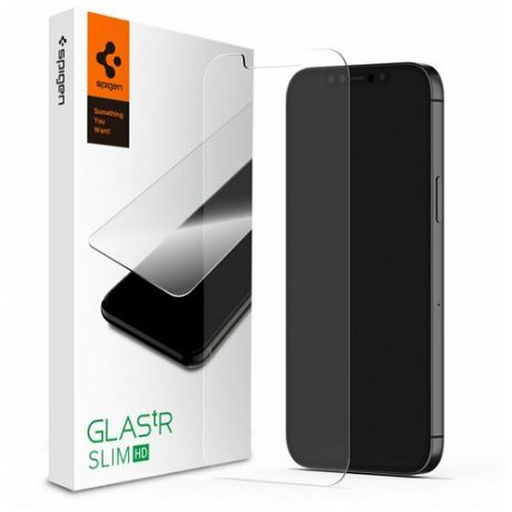 Защитное стекло Spigen Glas. tR SLIM HD (AGL01467) для iPhone 12 Pro Max (Clear)