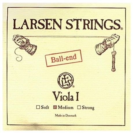 Larsen A Chrome Steel Ball End Soft струна для альта, A