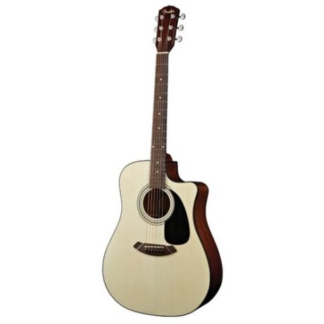 FENDER SQUIER SA-105CE DREADNOUGHT NAT W/FISHMAN PREAMP гитара электро-акустическая с пьезо-звукоснимателем, цвет натуральный