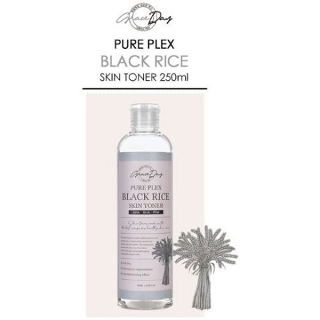 GRACE DAY Тонер для лица с экстрактом черного риса/Pure Plex Black Rice Skin Toner/корейская косметика/тонер для лица