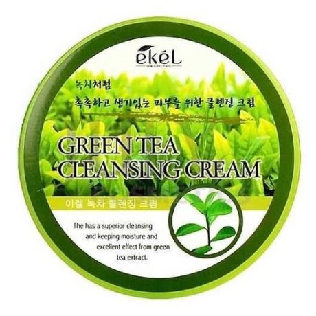 Ekel крем для лица очищающий с экстрактом зеленого чая Green Tea Cleansing Cream, 300 мл