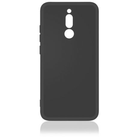 DF DF- xiOriginal-05black) Силиконовый чехол с микрофиброй для Xiaomi Redmi 8 (black)