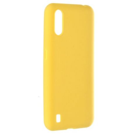 Чехол Pero для Samsung Galaxy M01 Soft Touch Yellow СС01-M01Y
