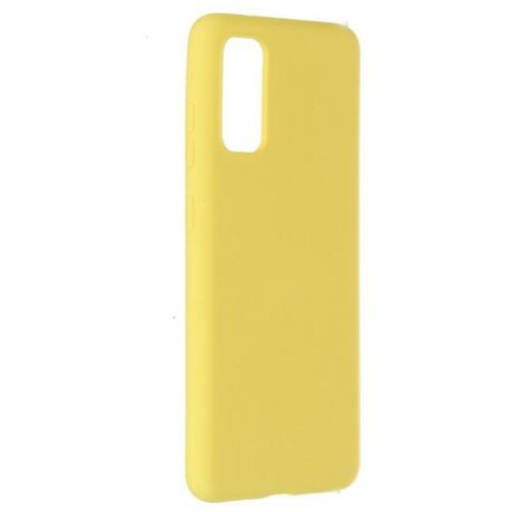 Чехол Pero для Samsung Galaxy S20 Liquid Silicone Yellow PCLS-0010-YW