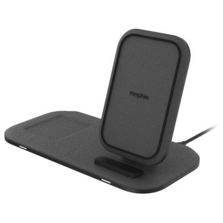 Беспроводное зарядное устройство Mophie Universal Wireless Charging Stand Plus. 401305841. Цвет: черный. В комплекте адаптер питания от сети.
