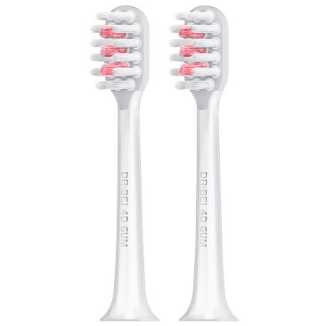 Насадка для электрической щетки DR. BEI DR. BEI S7 S04 Sonic Electric Toothbrush Head 4D Clean 2 Pack розовая