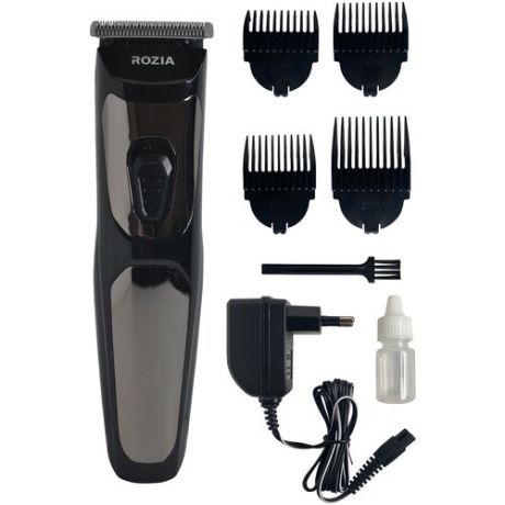 Машинка для стрижка волос Rozia HQ237, Электрическая машинка для стрижки волос HQ237, черный