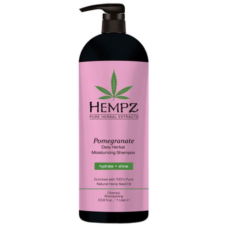 Hempz шампунь Daily Hair Care Pomegranate Daily Moisturising for color treated hair, 1000 мл