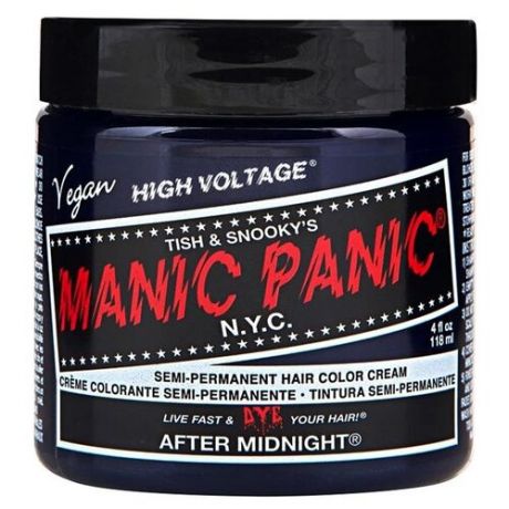 Крем Manic Panic High Voltage After Midnight синий оттенок, 118 мл