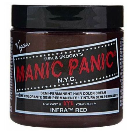 Крем Manic Panic High Voltage Infra Red красный оттенок, 118 мл