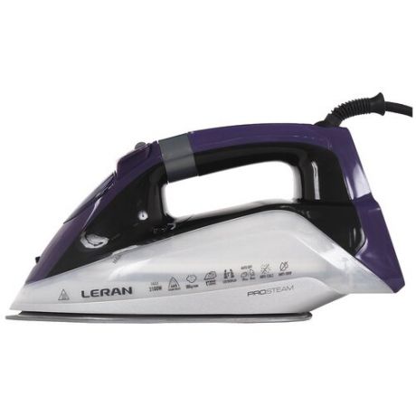 Утюг Leran CEI 700, фиолетовый/черный/серебристый